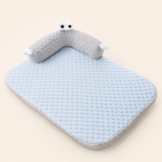 Cooling Dog and Cat Mats for Summer, with Elastic Sponge Inserts, Pet Sleeping Mats
