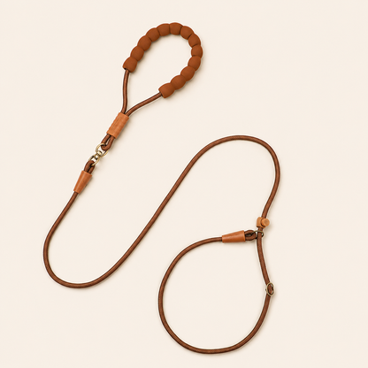 Competition-grade P-chains, P-leashes, dog leashes, nylon leashes, anti-snap leashes