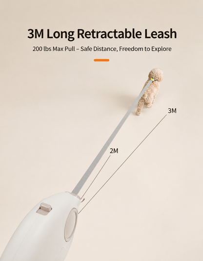 Retractable dog leash, pet leash, suitable for small and medium-sized dogs