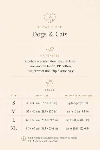 Latex dog mats, cat mats, cooling mats, pet mats, cat beds and dog beds