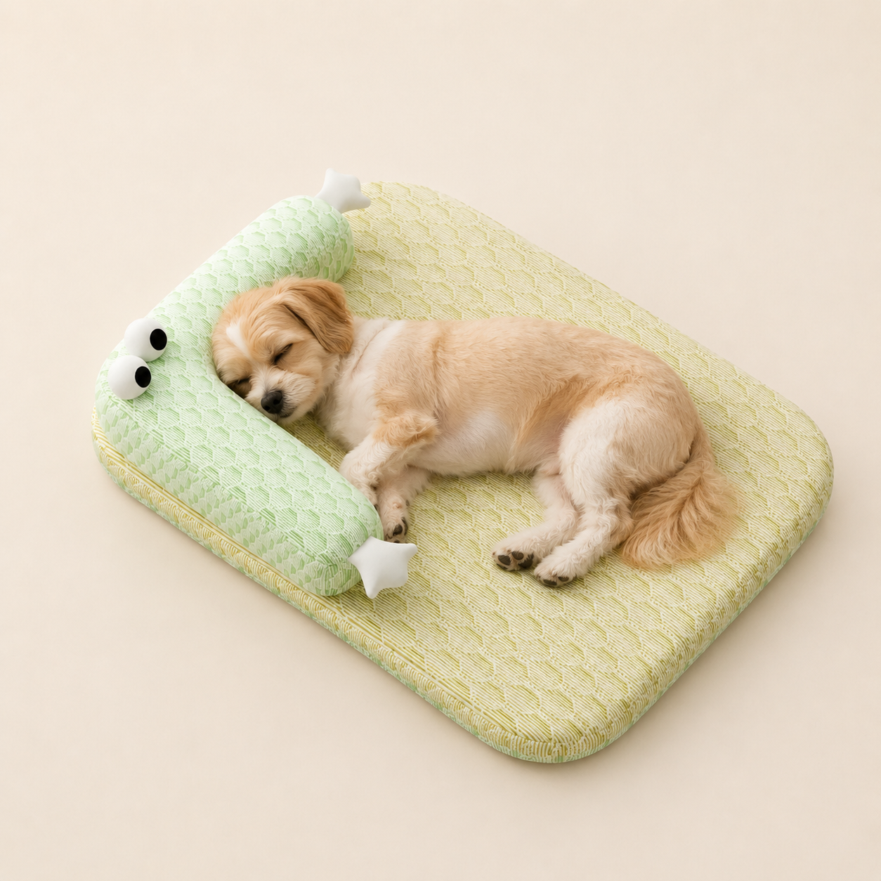 Cooling Dog and Cat Mats for Summer, with Elastic Sponge Inserts, Pet Sleeping Mats