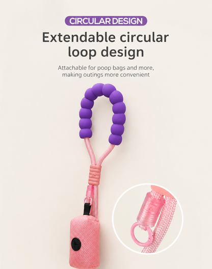 Dopamine-Style Dog Leash, Explosion-Proof Pet Leash, Fashionable Dog Leash
