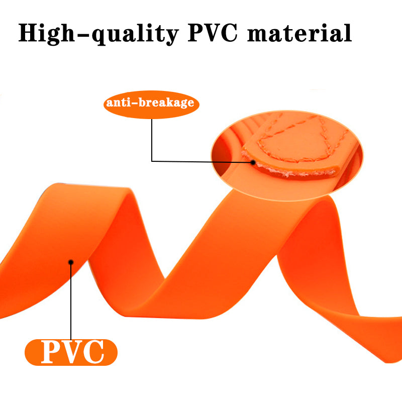 Laisse pour animal de compagnie en PVC étanche lavable – Anneau en D d'escalade Conception anti-évasion