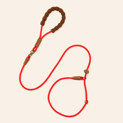 Competition-grade P-chains, P-leashes, dog leashes, nylon leashes, anti-snap leashes