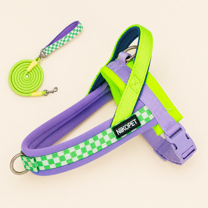 Saddle-Style and Chest-Back-Style Harness Set, Suitable for All Dog Breeds