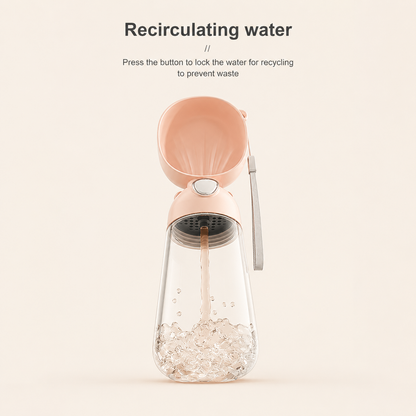 Portable Water Bottles for On-the-Go, Outdoor Water Dispensers for Dogs and Cats