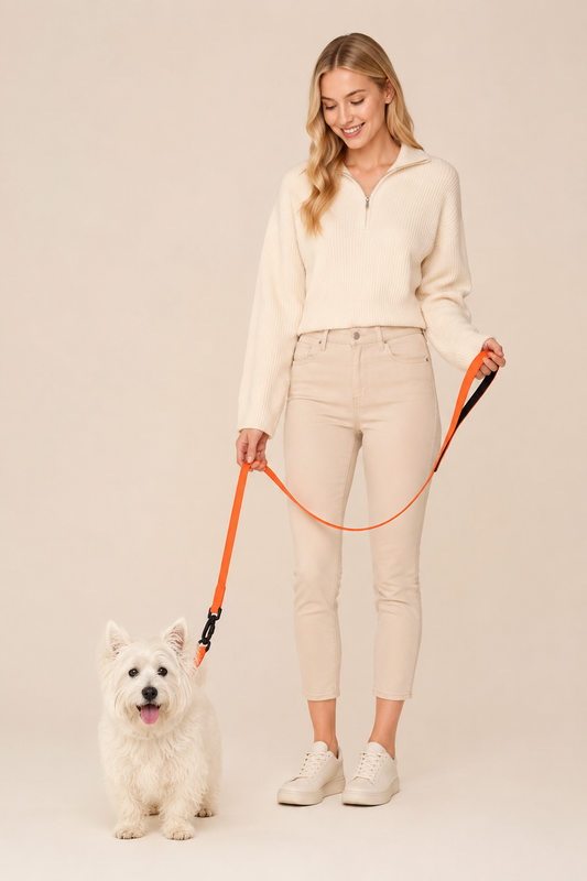 Waterproof Washable PVC Pet Leash – Climbing D-Ring Anti-Escape Design
